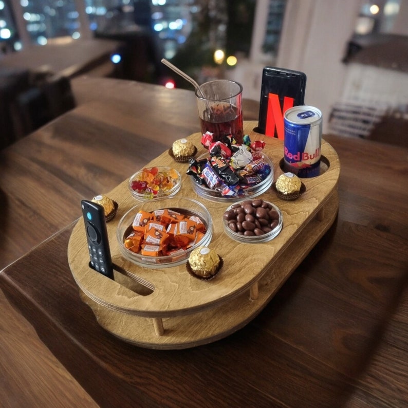 Handmade wooden coffee bar