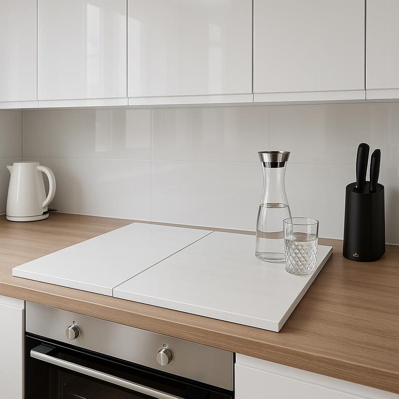 Two-part stove cover modern